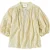 Closed Short Puffsleeve Blouse Shirt Calamatta Yellow