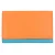 mywalit Portemonnee ‘Medium Tri-fold’  turquoise / neonlila / oranje / neonoranje