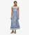Statement Gelaagde Maxi-jurk Blue