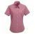 Premier Dames/dames Microcheck Korte Mouwen Katoenen Shirt (Rood/Wit)
