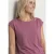 Shirt met hangende schouders en boothals