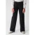 Shoeby wide leg jeans met strass-steentjes – zwart denim