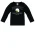 LOGOSHIRT Shirt ‘Peanuts – Woodstock’  zwart / wit