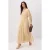 Trendyol Modest Dames Geel Abstract Maxi Lang Casual Skater Modest Jurken