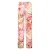 gardeur denim casual broek met all over print roze