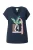 Ulla Popken Shirt  marine / bruin / grasgroen / pink