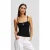 Karl Lagerfeld Ikon Patch Tank Top Black