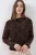 Geprinte Flock Crew Neck Blouse
