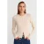 Geribde Ronde Hals Knopen Cardigan