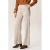 Miss Etam wide leg high waist casual broek lichtbruin