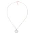 Orphelia ‘Azalea’ Dames 925 Sterling Zilveren Ketting met Hanger – Zilver/Rosé ZH-7095/1