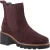 Hush Puppies Gaia Leren Dames Prune Kleurige Chelsea Laarzen Met Hak