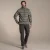 Craghoppers Heren Tatton II Contrast Gestreept Fleece Top (Bosgroen)