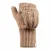 Dames Kabelgebreide 2.3 Tog Thermische Winter Handschoen Zonder Vingers Converterhandschoenen