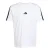 T-shirt van eenvoudige jersey adidas Essentials 3-Stripes