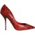Dolce & Gabbana Rode Leren Stiletto Hakken Pumps Schoenen