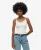 Superdry Vrouwen Athletic Essential Lace Trim Cami Top Lichtgrijs