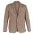 Ermenegildo Zegna single-breasted blazer met zakken in bruin katoen