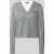 Oui relaxed fit gebreide pullover met wol,