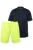 JP1880 Pyjama kort  navy / neongroen