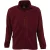 SOLS Heren North Full Zip Outdoor Fleece Jacket (Bourgondië)