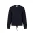 Zoso sweater met backprint donkerblauw