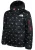 The North Face Junior jongens gewatteerde jas II / TNF zwarte logoprint