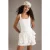 TRENDYOLMİLLA Dames Wit Effen Kort / Mini Mouwloos Avond / Dagelijks Skater Jurken