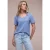 Street One Dames Basic Shirt in Blauw