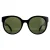 Gucci zonnebril GG0035SN 002 Zwart met groen en rood glittergroen