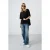 Oversized Katoen-Modal Rundhals T-shirt