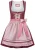 STOCKERPOINT Dirndl ‘Harper’  rosa / bourgogne
