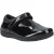 Hush Puppies Caitlin T-Bar Meisjes Zwart Leren Schoenen