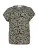 KAFFE CURVE Blouse ‘KCSonna Stanley’  ecru / zwart