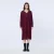 Retro-stijl losse shirt-jurk