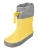PLAYSHOES Regenlaarzen  geel / donkergrijs