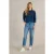White Stuff Julie Embordiered Jumper Mid Blue