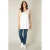 Base Level Curvy top Abbigail wit