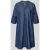 Opus Knie-lange denimjurk met V-hals model ‘Wonema’
