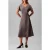 Calvin Klein Matte Shine Satin Dress Pewter