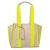 TOM TAILOR DENIM Shopper ‘Alani’  taupe / neongeel