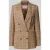 Christian Berg Woman Selection Regular fit blazer met reverskraag en paspelzakken