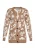 usha Vest Dames taupe/gebroken wit