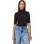Scotch & Soda Elbow Slv Mock Neck Tee Black Night