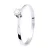 Solitaire Diamond 0,10 Cts White Gold Jewelry
