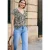 Street One Studio Dames Blouse met hangende schouder en linten in Zwart