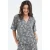 DIDI Blouse Tess Black Bloom Print