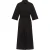 Dreimaster Overhemd blouse jurk Dames zwart