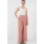 Gelaagde Wijde Leg Crepe Broek