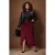 Trendyol Curve Dames Paars Effen Maxi Grote maten Rokken